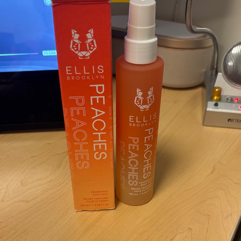 Ellis Brooklyn Peaches Fragrance Body Mist - Orange